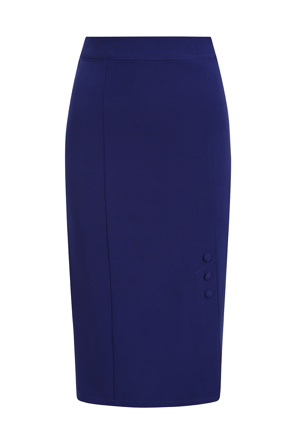 Kelly Navy Wiggle Skirt